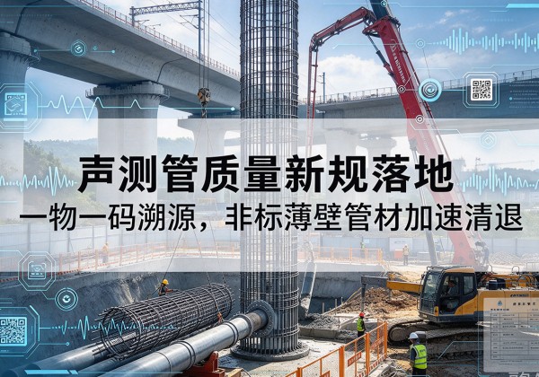 清苑声测管质量新规落地，一物一码溯源，非标薄壁管材加速清退