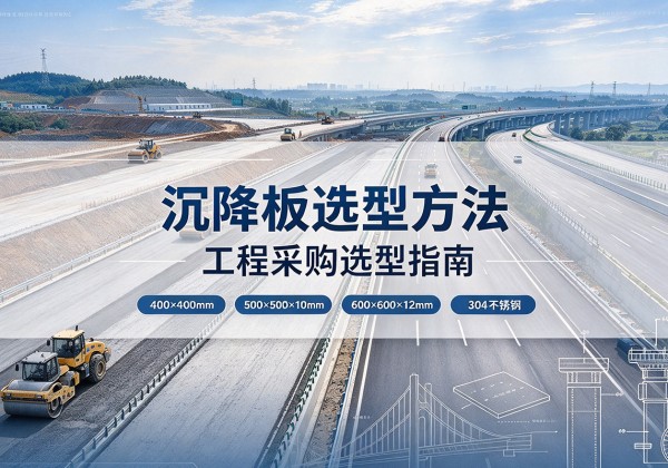 清苑沉降板选择方法